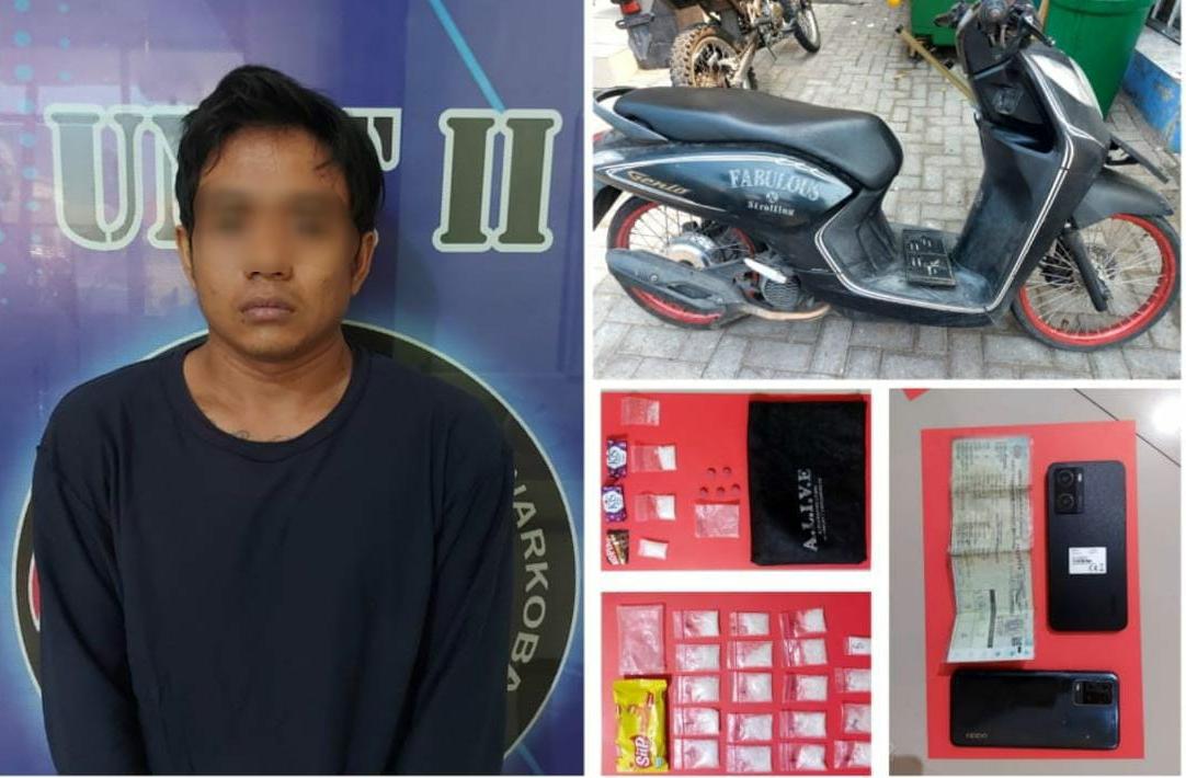 Polres Jombang Berhasil Gagalkan Peredaran Sabu-Sabu Sebanyak 23 Paket