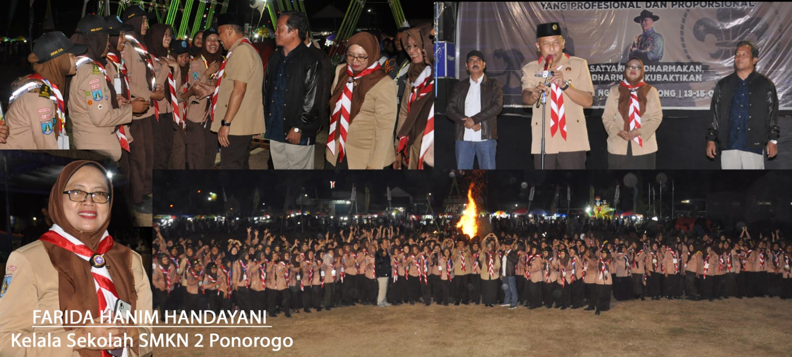 Sukses Perkemahan Three Days Camp SMKN 2 Ponorogo Dihadiri Bupati