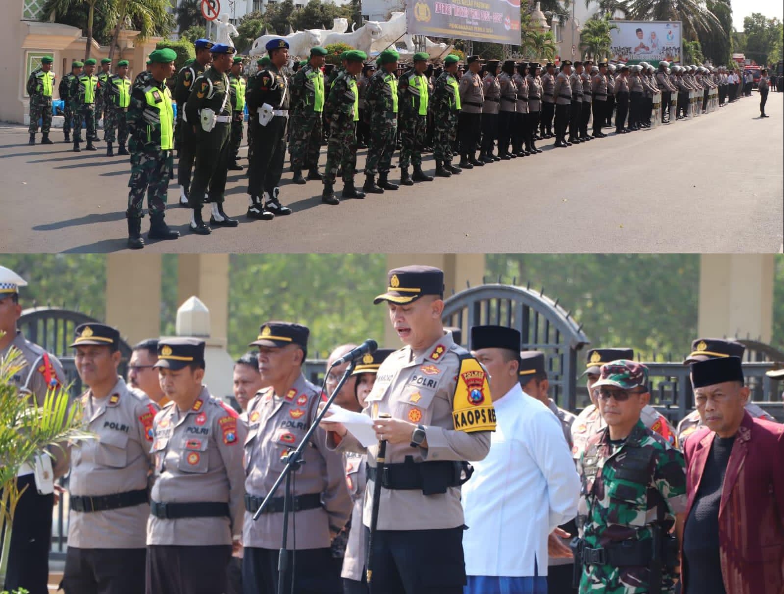 Polres Ponorogo Apel Gelar Pasukan Operasi Mantab Brata Semeru 2023