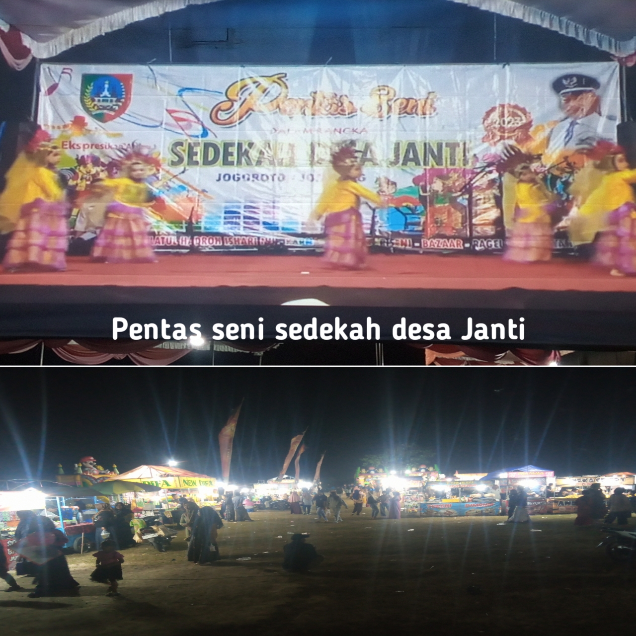 Pentas Seni Dan Bazar UMKM Dalam Rangkaian Sedekah Desa Janti