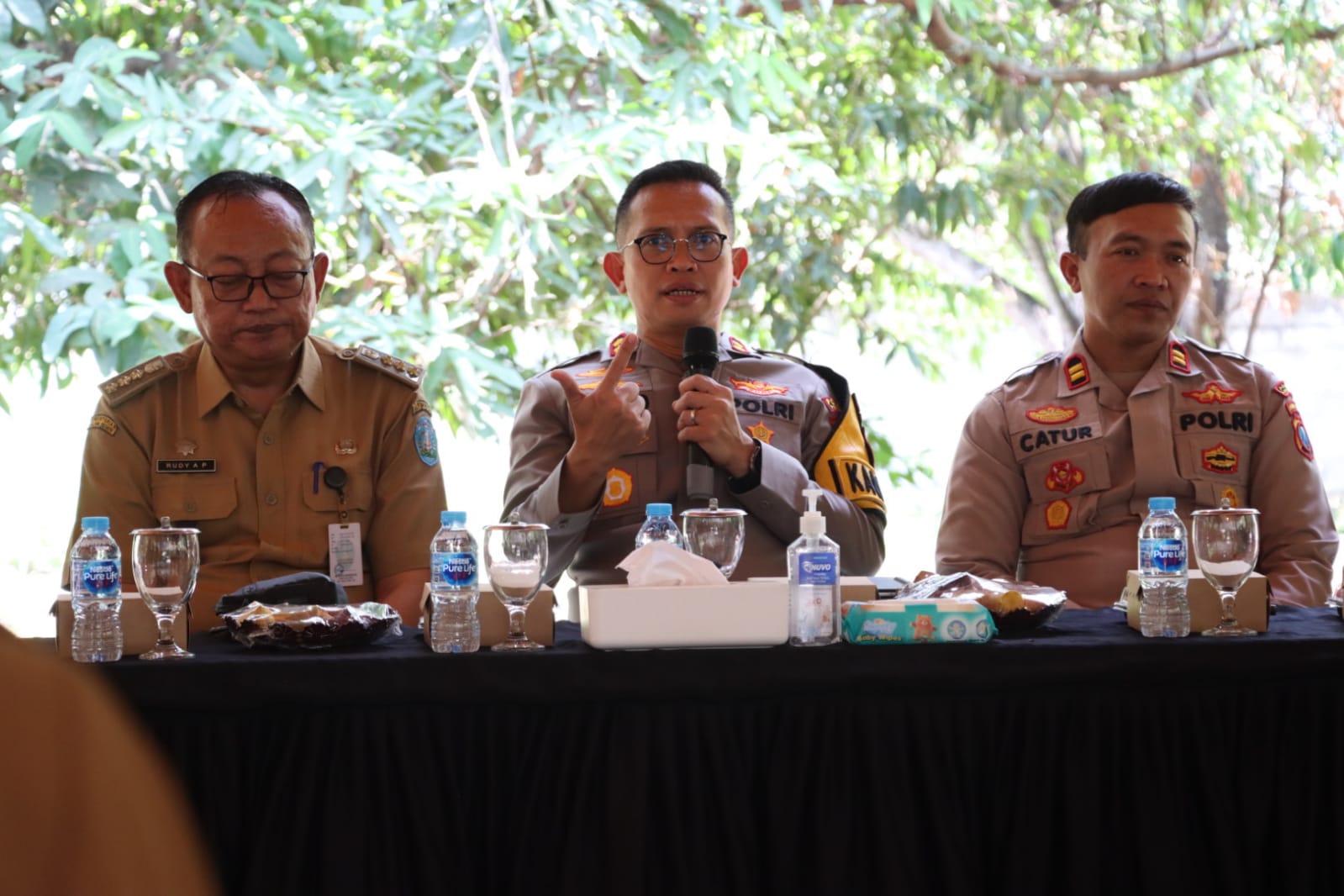 Jumat Curhat, Kapolres Ponorogo Minta Pesilat Jaga Kamtibmas