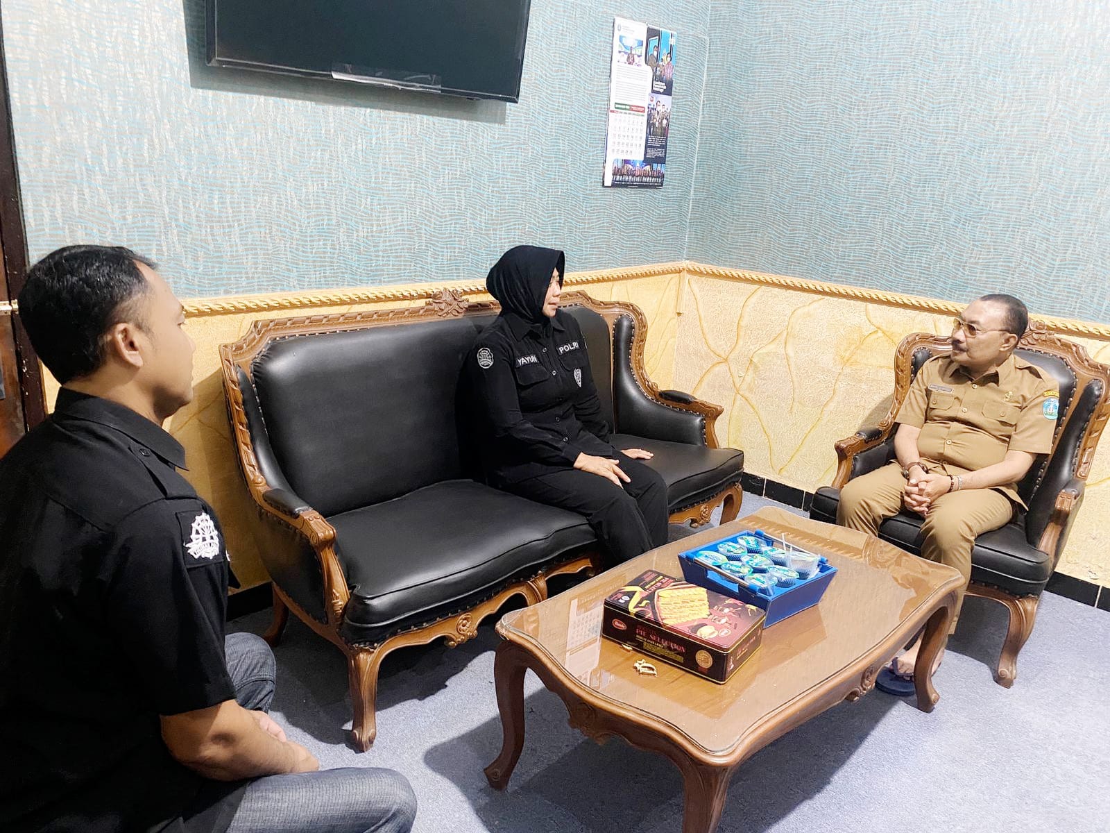 Polres Ponorogo Gadeng Kominfo Tangkal Berita Hoax  Jelang Pemilu 2024