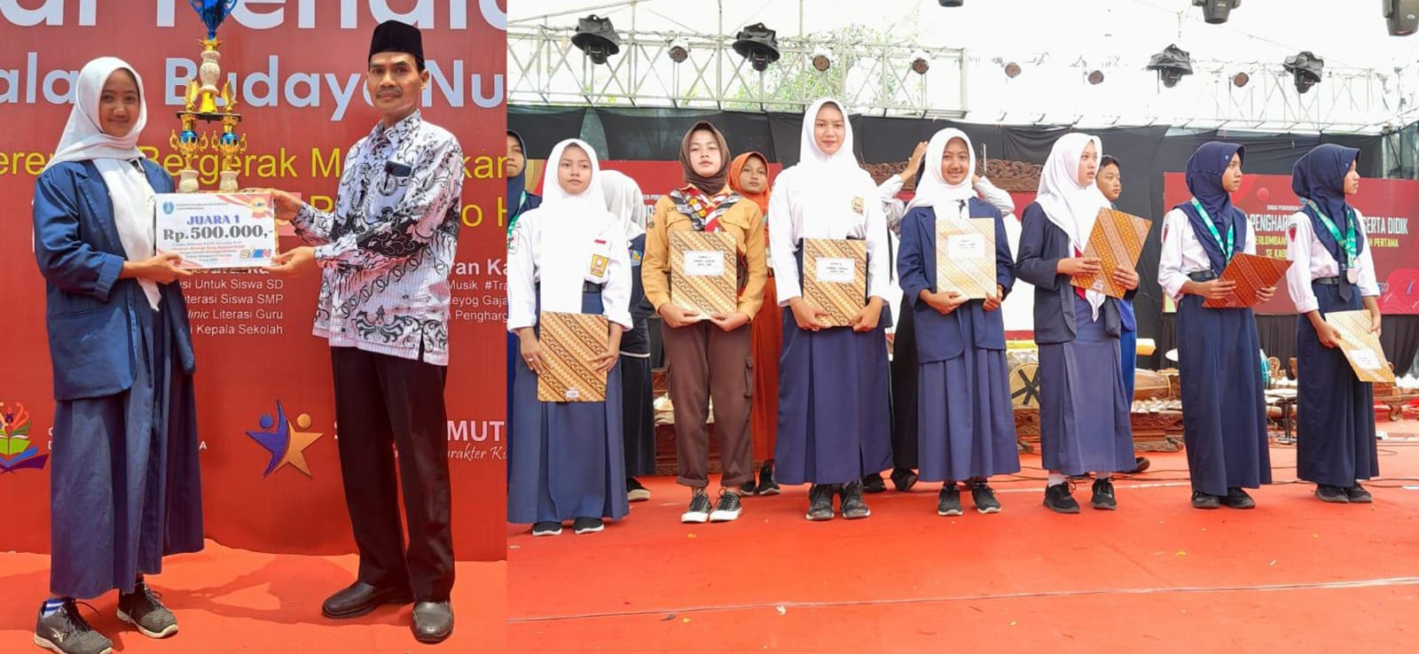Zaskia Siswa SMPN 3 Pulung Juara 1 O2SN Tahun 2023