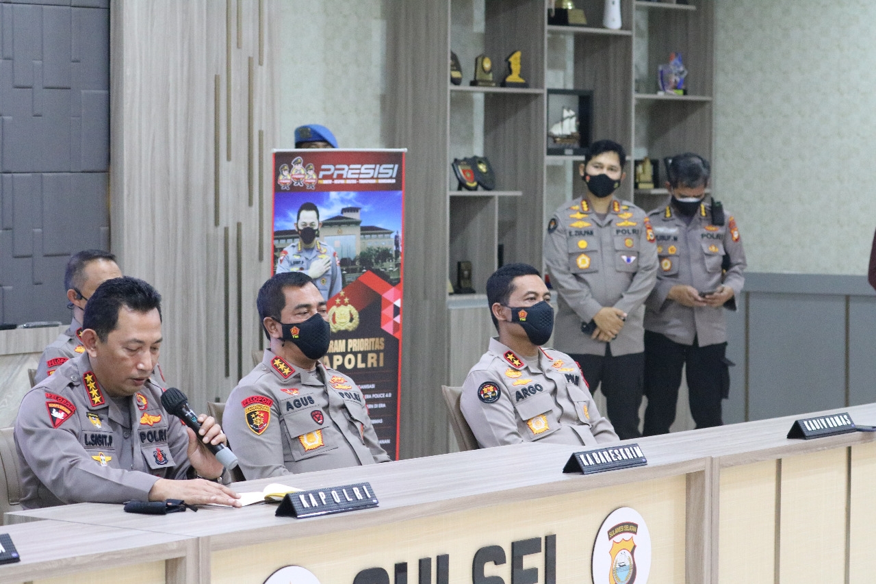 Siaran pers oleh Kepolisian Negara Republik Indonesia