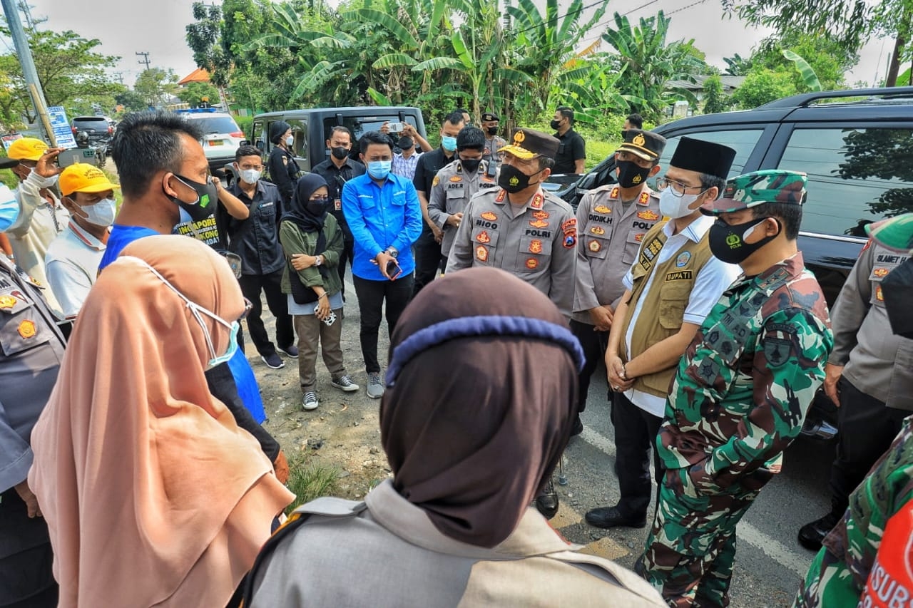 Forkopimda jatim melaksanakan management krisis di Bangkalan terkait 3-T di 4 (empat) Kecamatan.