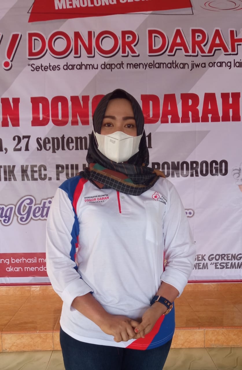 Endah Cahyaningrum ketua tim penggerak PKK Desa Patik Pulung Ponorogo