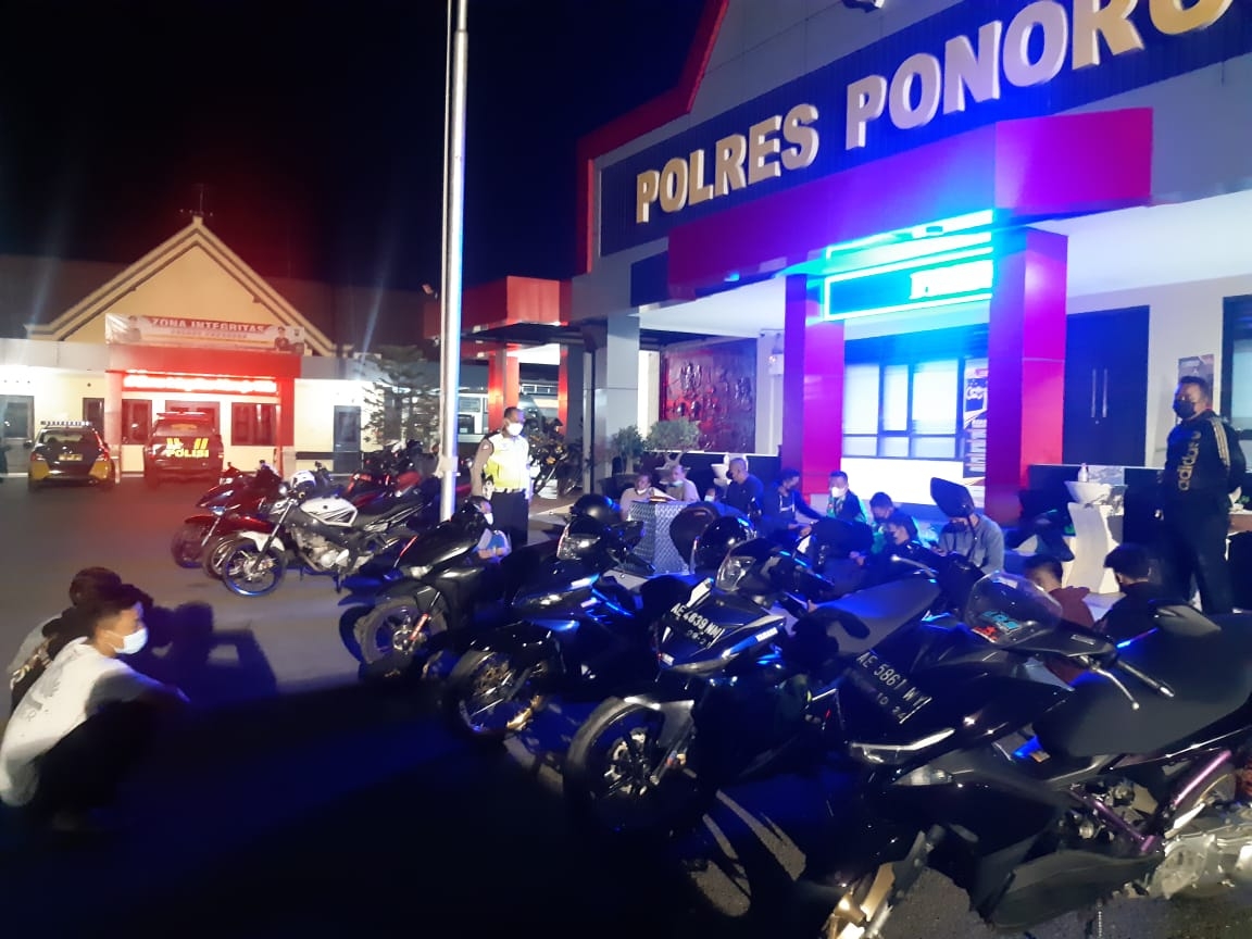  Bukti kendaran yang tidak sesuai dengan spesifikasi di sita saat operasi