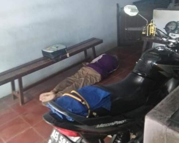 Korban saat di TKP