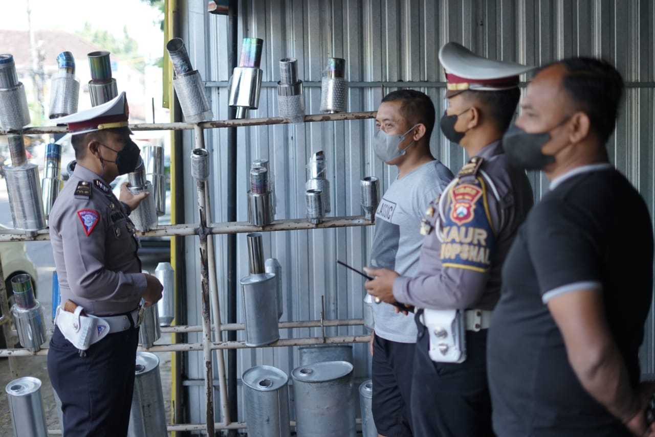 Penyisiran pedqgang kenal pot brong di wilayah kerja polres Ponorogo