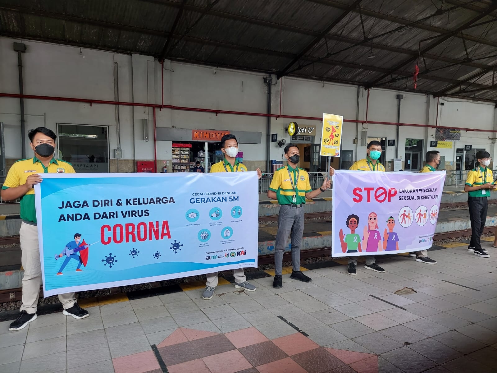 Daop 7 Madiun Gandeng Pecel +63 Madiun  Saat Sosialisasi Anti Pelecehan Seksual
