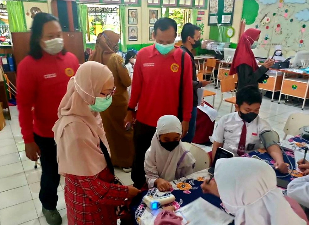 Saat proses vaksinasi berlangsung