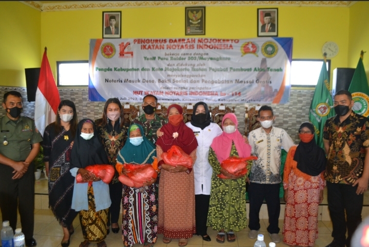 Bantuan Sembako Pengda Mojokerto INI dalam rangka HUT INI