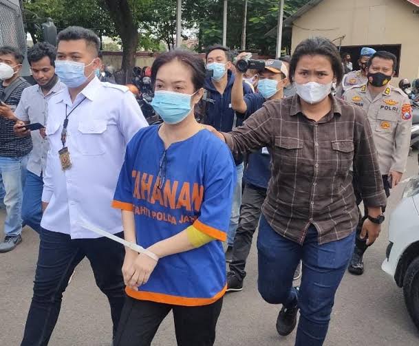 LY, residivis Pencucian Uang Saat Di bawa Ke Polda Jatim (ist)