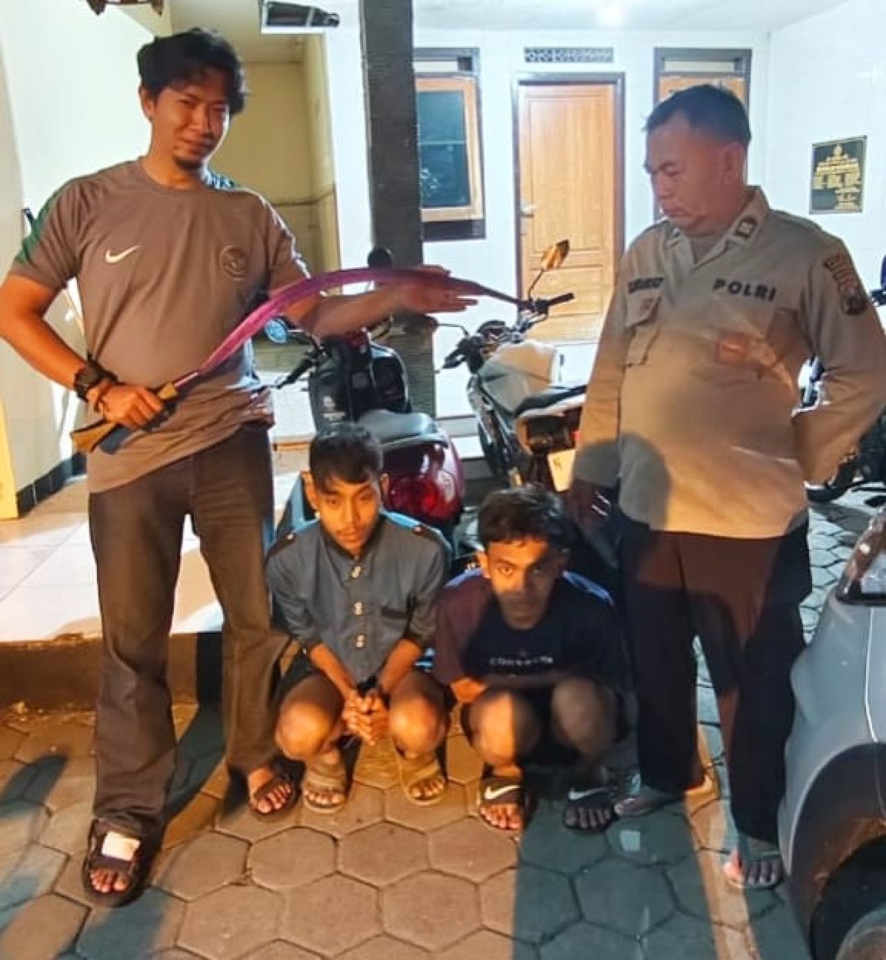 Pelaku penganiayaan diamankan petugas